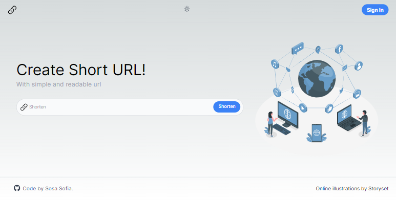 Url Shortener preview